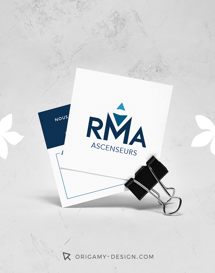logotype-logo-RMA-ascenceur-carte-de-visite-carré-creative-design-graphic-design